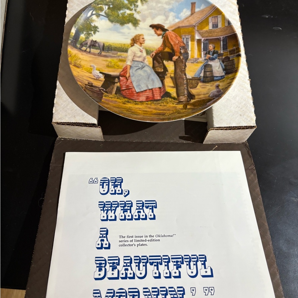 Knowles Oklahoma Collector's Plate
